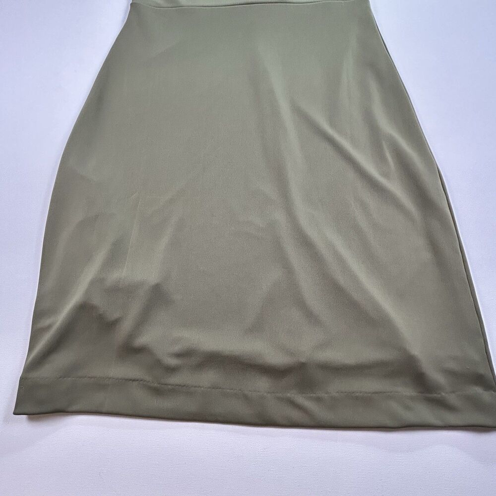 Banana Republic Olive Green Cap Sleeve Shirt Dress - Picture 15 of 15